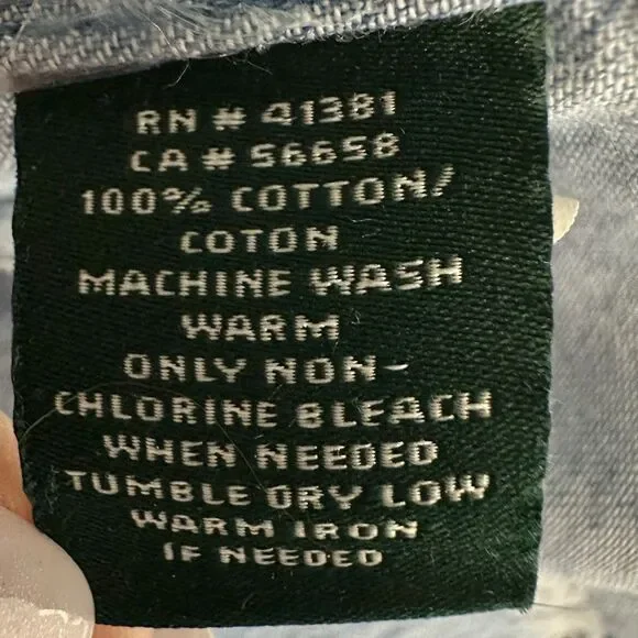 Lauren Ralph Lauren Denim Shirt Dress 4 Belted Short Sleeve Button Front Pockets - Picture 12 of 13